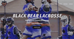 Desktop Screenshot of blackbearlacrosse.com